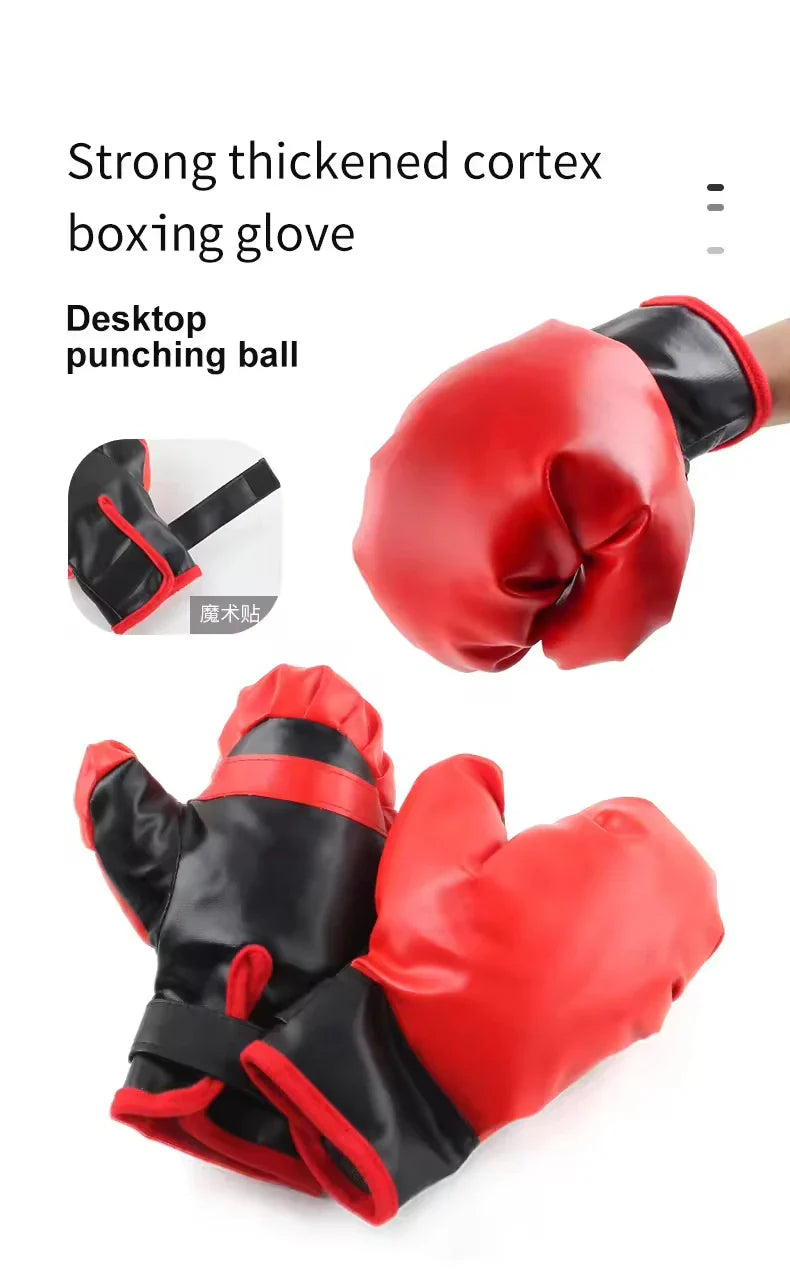 HKM-405779 Desktop Reflective Boxing Ball for Indoor Tabletop Sports Training - Family Interaction & Fun