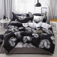 HKM-405843 Bamboo Fiber Polyester Bedding Set with Various Stylish Prints - Three & Four Piece Options