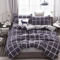 HKM-405843 Bamboo Fiber Polyester Bedding Set with Various Stylish Prints - Three & Four Piece Options