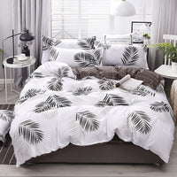 HKM-405843 Bamboo Fiber Polyester Bedding Set with Various Stylish Prints - Three & Four Piece Options