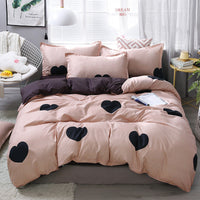 HKM-405843 Bamboo Fiber Polyester Bedding Set with Various Stylish Prints - Three & Four Piece Options