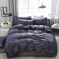 HKM-405843 Bamboo Fiber Polyester Bedding Set with Various Stylish Prints - Three & Four Piece Options