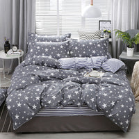 HKM-405843 Bamboo Fiber Polyester Bedding Set with Various Stylish Prints - Three & Four Piece Options