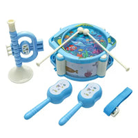 HKM-406099 Parent-Child Interactive Musical Drum Set - Educational Puzzle Toy for Ages 3+
