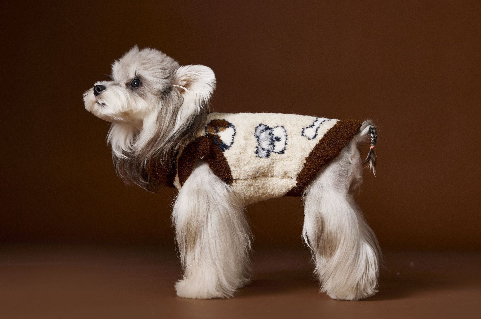 HKM-406163 Lapel Sweater for Dogs - Cozy and Stylish Pet Clothing in Various Sizes