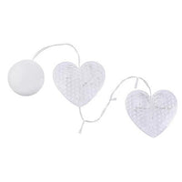 HKM-406291 Battery-Powered Holiday LED Suction Cup Chandelier Lights - Christmas Snowman, Elk, and Star Designs for Window Decor