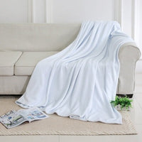 HKM-406355 Cozy Coral Patterned Blanket for All Seasons - Ideal for Single Beds 150x200-220 cm