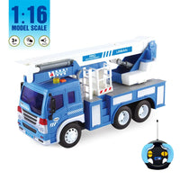 HKM-406483 1/16 Scale Radio Control City Engineering Wrecker Truck Toy with Sound Features