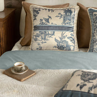 HKM-406675 Fashionable Plush Cushion Cover for Living Room - Printed Design