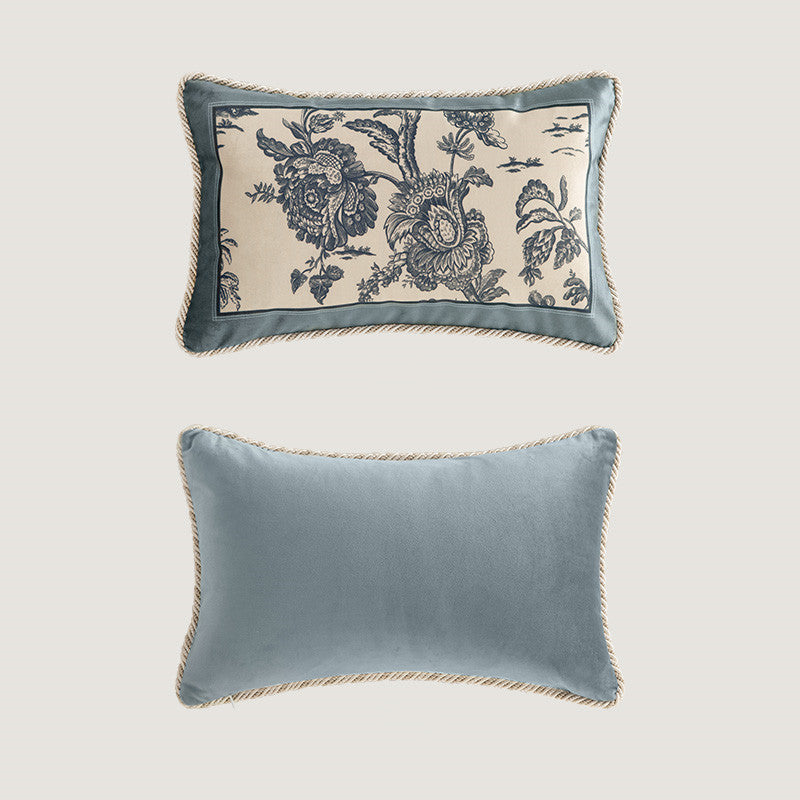 HKM-406675 Fashionable Plush Cushion Cover for Living Room - Printed Design