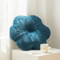 HKM-406739 Plum Blossom Velvet Petal Throw Pillow Cushion - 45x45cm