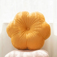 HKM-406739 Plum Blossom Velvet Petal Throw Pillow Cushion - 45x45cm