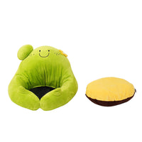 HKM-406803 Cozy Cactus Cat Bed with Removable Washable Cushion in Green Crystal Velvet