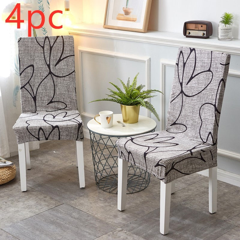HKM-407059 Elastic Stretch Chair Covers for Weddings, Dining Rooms, and Offices - Universal Fit for Various Chair Types