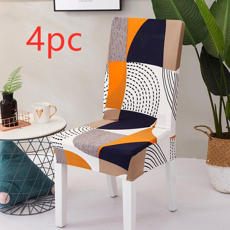 HKM-407059 Elastic Stretch Chair Covers for Weddings, Dining Rooms, and Offices - Universal Fit for Various Chair Types