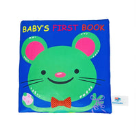 HKM-407251 Soft Cloth Baby Book with Cartoon Animals for Early Learning and Quiet Play, Educational Toy for Ages 4-12