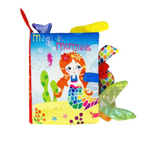 HKM-407251 Soft Cloth Baby Book with Cartoon Animals for Early Learning and Quiet Play, Educational Toy for Ages 4-12