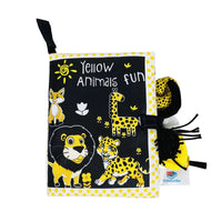 HKM-407251 Soft Cloth Baby Book with Cartoon Animals for Early Learning and Quiet Play, Educational Toy for Ages 4-12