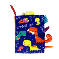 HKM-407251 Soft Cloth Baby Book with Cartoon Animals for Early Learning and Quiet Play, Educational Toy for Ages 4-12