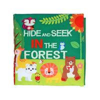 HKM-407251 Soft Cloth Baby Book with Cartoon Animals for Early Learning and Quiet Play, Educational Toy for Ages 4-12