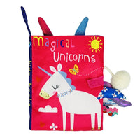 HKM-407251 Soft Cloth Baby Book with Cartoon Animals for Early Learning and Quiet Play, Educational Toy for Ages 4-12