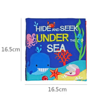 HKM-407251 Soft Cloth Baby Book with Cartoon Animals for Early Learning and Quiet Play, Educational Toy for Ages 4-12