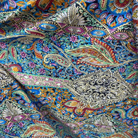 HKM-407507 Antique Style 100D Elastic Printed Women's Woven Dress Fabric - 100% Polyester