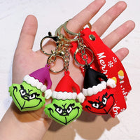 HKM-407507 Creative Christmas Character Doll Keychain Pendant for Bags and Keys