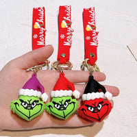 HKM-407507 Creative Christmas Character Doll Keychain Pendant for Bags and Keys