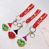 HKM-407507 Creative Christmas Character Doll Keychain Pendant for Bags and Keys