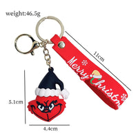 HKM-407507 Creative Christmas Character Doll Keychain Pendant for Bags and Keys