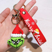 HKM-407507 Creative Christmas Character Doll Keychain Pendant for Bags and Keys