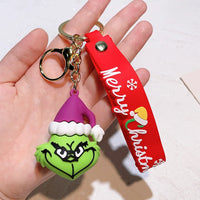 HKM-407507 Creative Christmas Character Doll Keychain Pendant for Bags and Keys