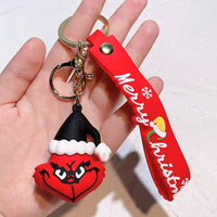 HKM-407507 Creative Christmas Character Doll Keychain Pendant for Bags and Keys