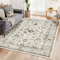 HKM-407571 Geometric Pattern Polyester Fiber Carpet for Modern Living Room and Bedroom, Multiple Sizes Available