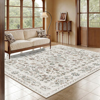 HKM-407571 Geometric Pattern Polyester Fiber Carpet for Modern Living Room and Bedroom, Multiple Sizes Available