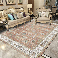 HKM-407571 Geometric Pattern Polyester Fiber Carpet for Modern Living Room and Bedroom, Multiple Sizes Available