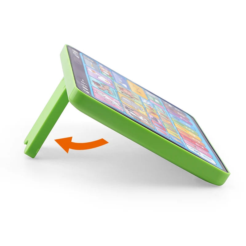 Educational Learning Tablet for Kids - Supports English, Spanish, and French - Cartoon Design, No Battery Required