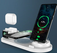 HKM-407891 Vertical Wireless Charging Stand with Indication Function - Fast 2000mA Charging