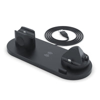 HKM-407891 Vertical Wireless Charging Stand with Indication Function - Fast 2000mA Charging