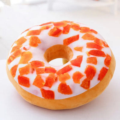 HKM-407955 Cartoon Donut Plush Pillow in Various Colors