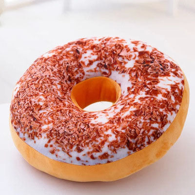 HKM-407955 Cartoon Donut Plush Pillow in Various Colors