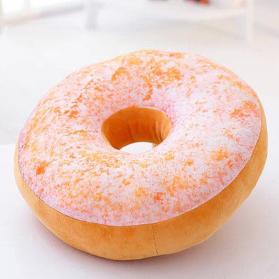HKM-407955 Cartoon Donut Plush Pillow in Various Colors