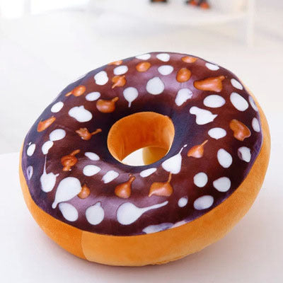 HKM-407955 Cartoon Donut Plush Pillow in Various Colors