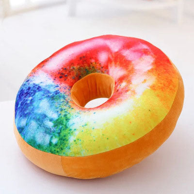 HKM-407955 Cartoon Donut Plush Pillow in Various Colors