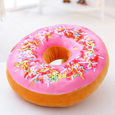 HKM-407955 Cartoon Donut Plush Pillow in Various Colors