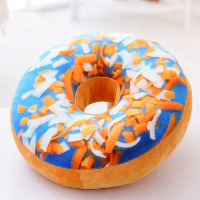 HKM-407955 Cartoon Donut Plush Pillow in Various Colors