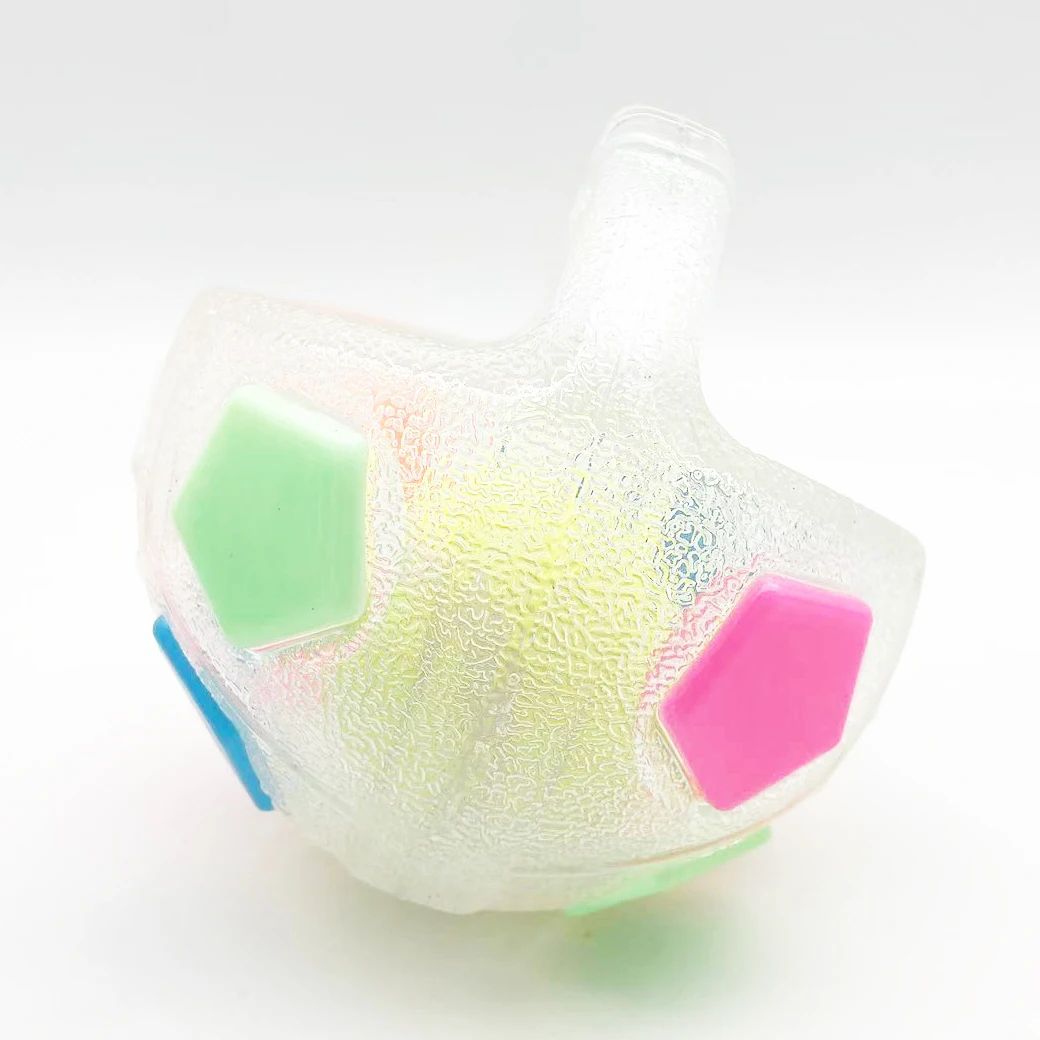 HKM-408275 New Football Tennis Ball Shaped Pet Dog Toys, Durable Teething Relief To Accompany Outdoor Training Squeak Toys