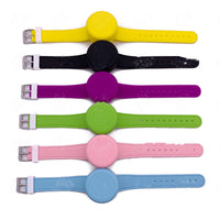 HKM-408339 Silicone Wrist Strap Hand Sanitizer Spray Bracelet - 15ml Capacity