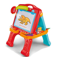 HKM-408403 3-in-1 Projector Painting Board Set for Kids - Erasable Black Board and White Board Drawing Tool